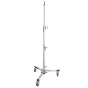 Kupo LowBoy Flat Roller (braked) with folding base & low 20" C-Stand Stem