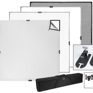 Westcott 6'x6' Scrim Jim Cine kit with Ear Brackets & Grip Heads