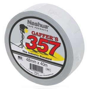 Nashua 357 Gaffer Tape White from Red Brick Studios Brisbane