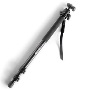 Manfrotto 681B Monopod with 496RC2 compact Ball Head and camera plate hire Brisbane
